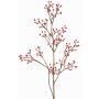 Branche décorative de rosier sauvage HIKERNO avec cynorrhodons, rouge, 100cm