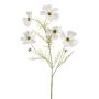 Cosmos artificiel BELIAH, blanc, 75cm