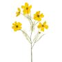 Cosmos artificiel BELIAH, jaune, 75cm