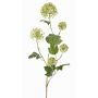 Branche de viburnum opulus artificielle TENSHI, vert, 90cm, Ø5-10cm