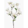 Branche décorative de bougainvillier MOWLER avec fleurs, crème, 70 cm