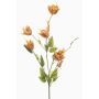 Branche décorative de dahlia WALTOR, jaune-orange, 85 cm