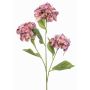Branche d'hortensia artificielle GRACELYN, pêche-violet, 75 cm