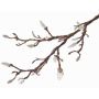 Branche de magnolia artificielle ASANI, blanc, 70cm, Ø1-2cm