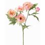 Branche artificielle de pivoine LARDUAN, collection Eco, rose-blanc, 60cm, Ø7cm