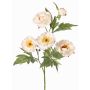 Branche artificielle de pivoine LARDUAN, collection Eco, rose pâle-blanc, 60cm, Ø7cm
