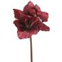 Amaryllis artificielle SARDUAN, rouge bordeaux, 65 cm, Ø 10 cm