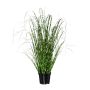 Herbe artificielle Roseau de Chine zébré FERVA, vert-jaune, 50cm