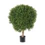 Buis artificiel TOM, tronc naturel, crossdoor, 80 cm, Ø 60 cm