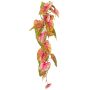 Anthurium artificiel MANFYR, tige, suspendu, rose-vert, 90 cm