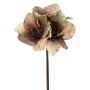 Amaryllis artificielle SARDUAN, vert-rose, 65 cm, Ø 10 cm