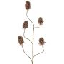 Branche artificielle de giroflée MARDUEN, vert-rose, 115 cm, Ø 5 cm