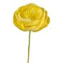 Fleur décorative Renoncule PINERY en papier, jaune, 45cm