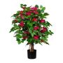 Arbre artificiel Bougainvillier WINDEF avec fleurs, tronc naturel, crossdoor, cerise, 100 cm