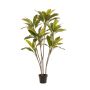 Plante artificielle Cordyline MEIKE, troncs artificiels, pot décoratif, vert, 160 cm