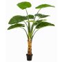 Plante artificielle Alocasia Calidora NICAS, pot décoratif, vert, 160 cm