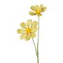 Branche décorative de cosmos BOLHIN, vert métallisé, 55 cm