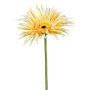 Fleur décorative Gerbera FELISY, jaune, 65cm