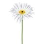 Fleur décorative Gerbera FELISY, blanc, 65cm
