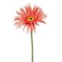 Fleur décorative Gerbera FELISY, saumon, 65cm