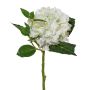 Fleur artificielle Hortensia VOSTE, blanc, 45cm
