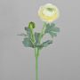 Renoncule artificielle CADISS, crème, 50 cm, Ø 7,5 cm