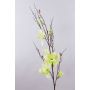 Branche de magnolia artificielle GLIVOR, crème-vert, 115cm