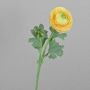 Renoncule artificielle CADISS, jaune, 50 cm, Ø 7,5 cm