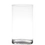 Vase cylindrique en verre SANYA EARTH, transparent, 30cm, Ø16cm