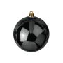 Boule de sapin de Noël TEODORA, noir brillant, Ø30cm