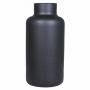 Vase en verre SIARA, noir mat, 30 cm, Ø 15 cm