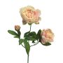 Pivoine artificielle sur tige MEIRU, abricot-rose, 70cm