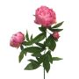 Pivoine artificielle sur tige MEIRU, fuchsia, 70cm