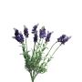 Fleur artificielle bouquet de lavande MINGMAO sur piquet, violet foncé, 40cm