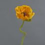 Fleur artificielle coquelicot ANKANG, orange-jaune, 70cm