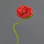 Fleur artificielle coquelicot ANKANG, rouge, 70cm