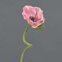 Fleur artificielle coquelicot ANKANG, rose, 70cm