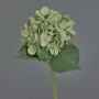 Fleur artificielle hortensia FUXIANG, vert-rose, 50cm