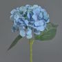 Fleur artificielle hortensia FUXIANG, bleu, 50cm