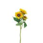 Fleur artificielle Tournesol LINGYAN, jaune, 35cm