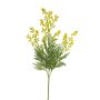 Branche artificielle de mimosa RUJUN avec fleurs, jaune, 70cm