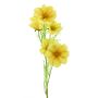 Branche décorative de cosmos YUNIAN, jaune, 75cm