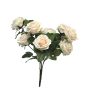 Fleur décorative rosier KAILIN sur piquet, crème-rose, 40cm
