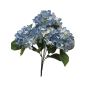 Fleur artificielle Hortensia LINJIA sur piquet, bleu, 45cm