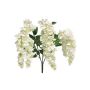 Branche décorative de glycine JIALAN, crème, 75cm