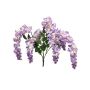 Branche décorative de glycine JIALAN, lilas, 75cm