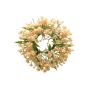 Couronne de bougie décorative LEFEI, gypsophile, pêche, Ø7cm