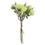 Bouquet de roses artificielles ZIMIN, vert, 30cm
