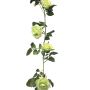Guirlande de roses artificielles KAILIN, vert clair, 145cm