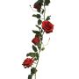 Guirlande de roses artificielles KAILIN, rouge, 145cm